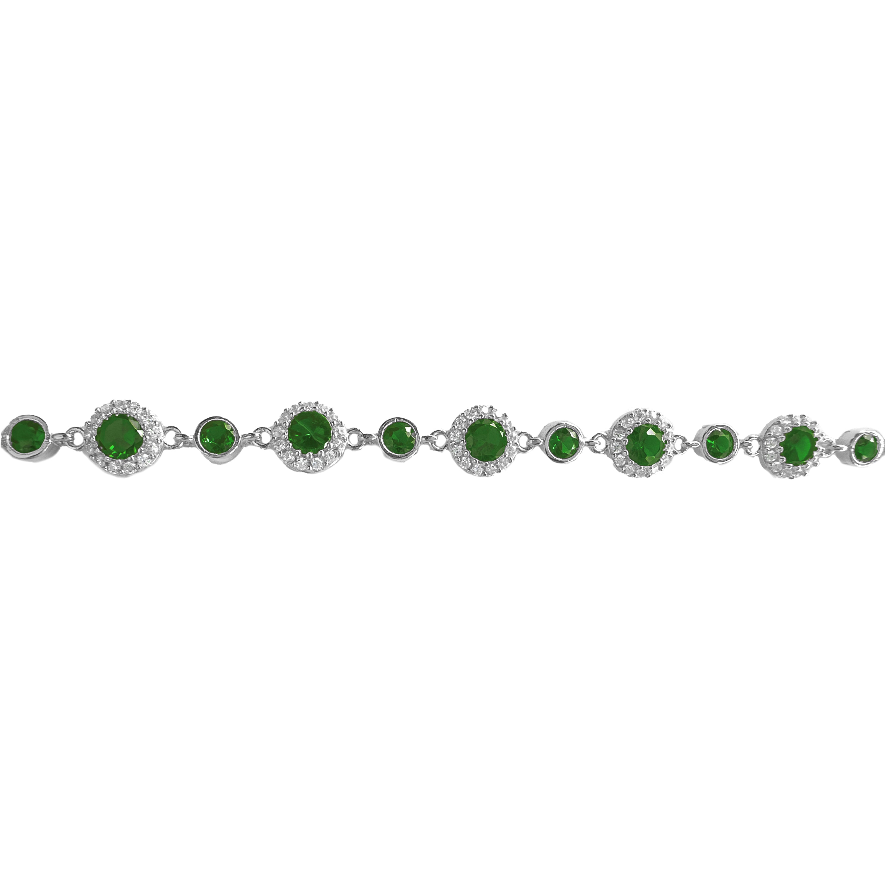 Yuvarlak Renkli Taşlı Mix Bileklik