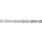 Dreieck-Design Armband mit Steinen