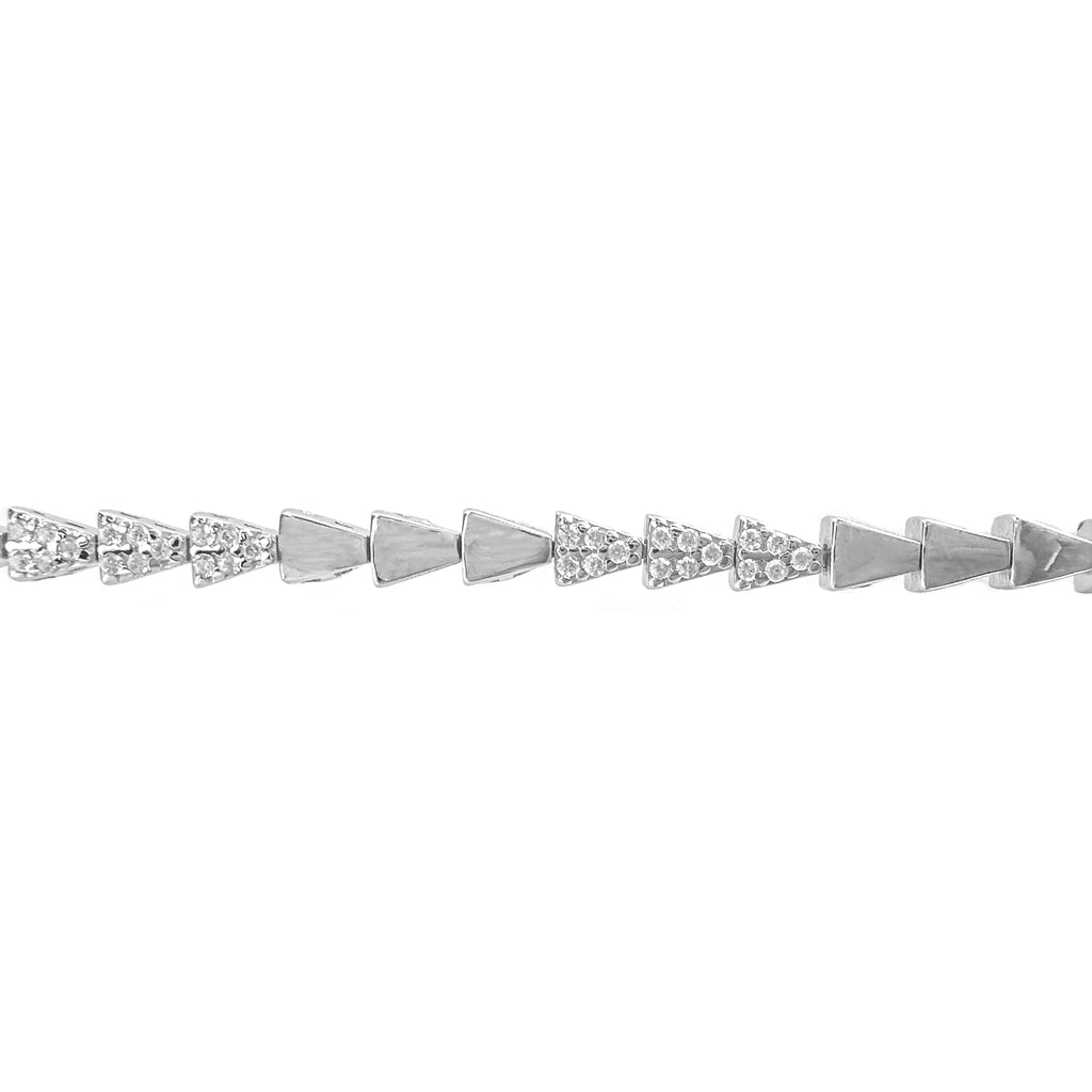 Triangle Design Multi-Stone Bracelet