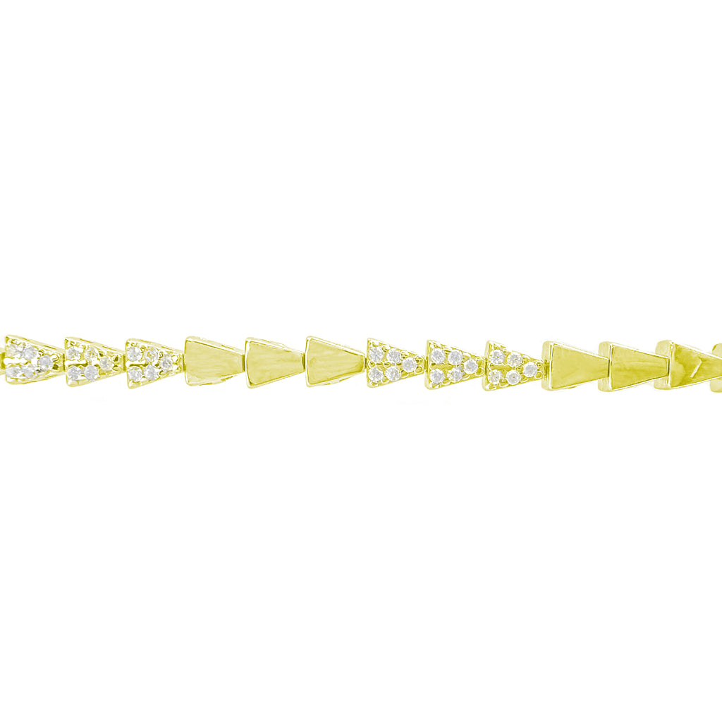 Triangle Design Multi-Stone Bracelet