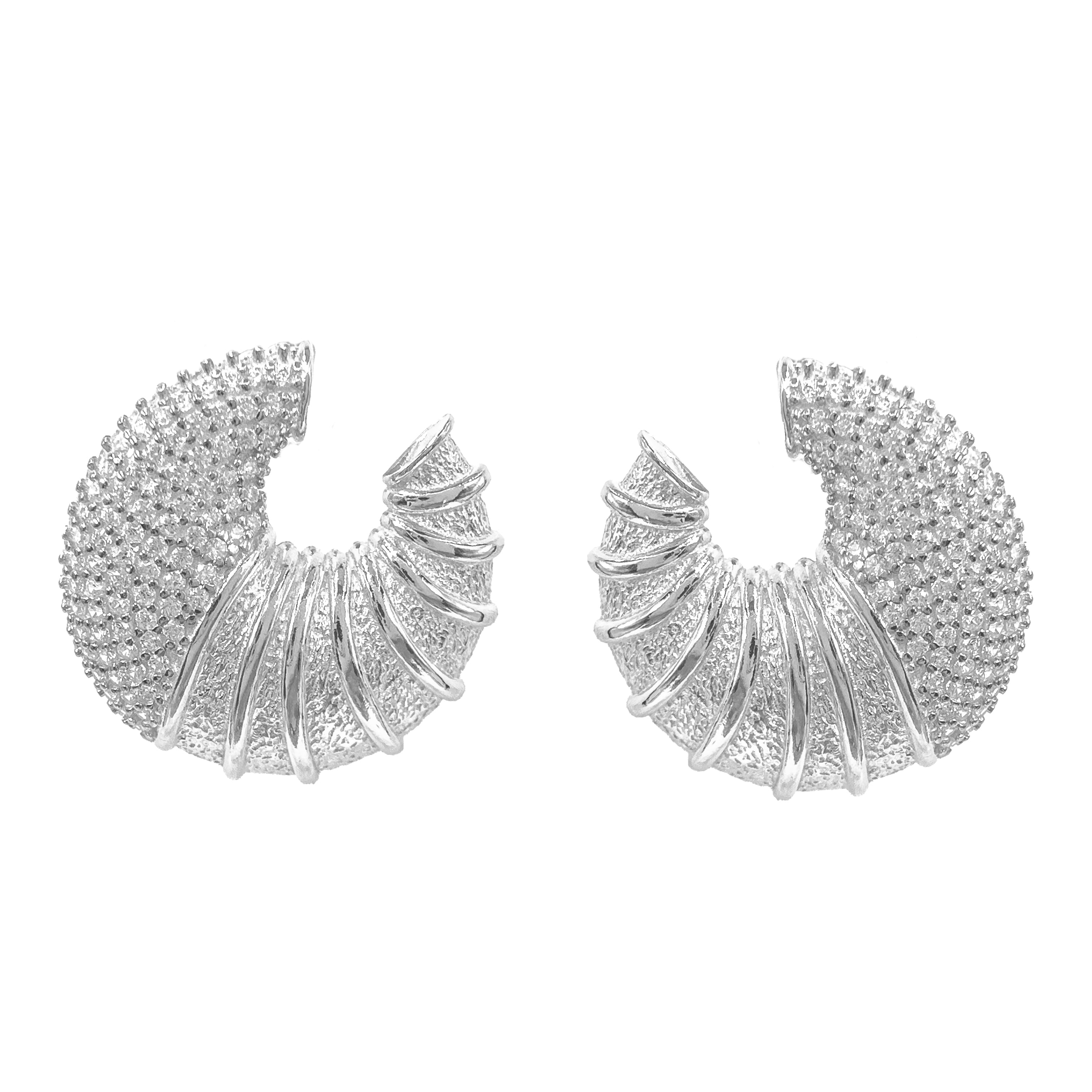 Croissant-Ohrring