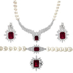 İncili Emerald Gece Seti