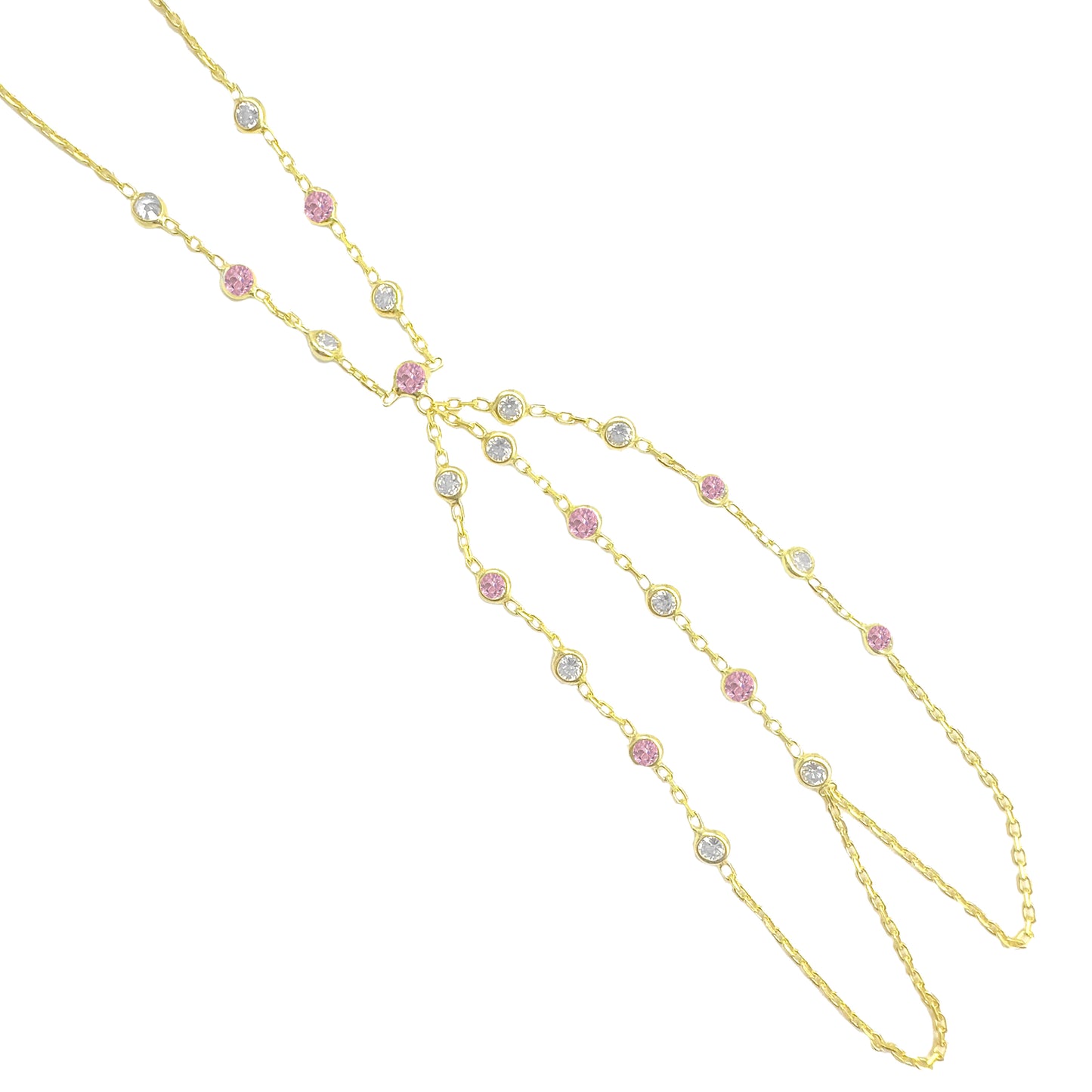 Chole Kristal Pembe Taşlı Şahmeran
