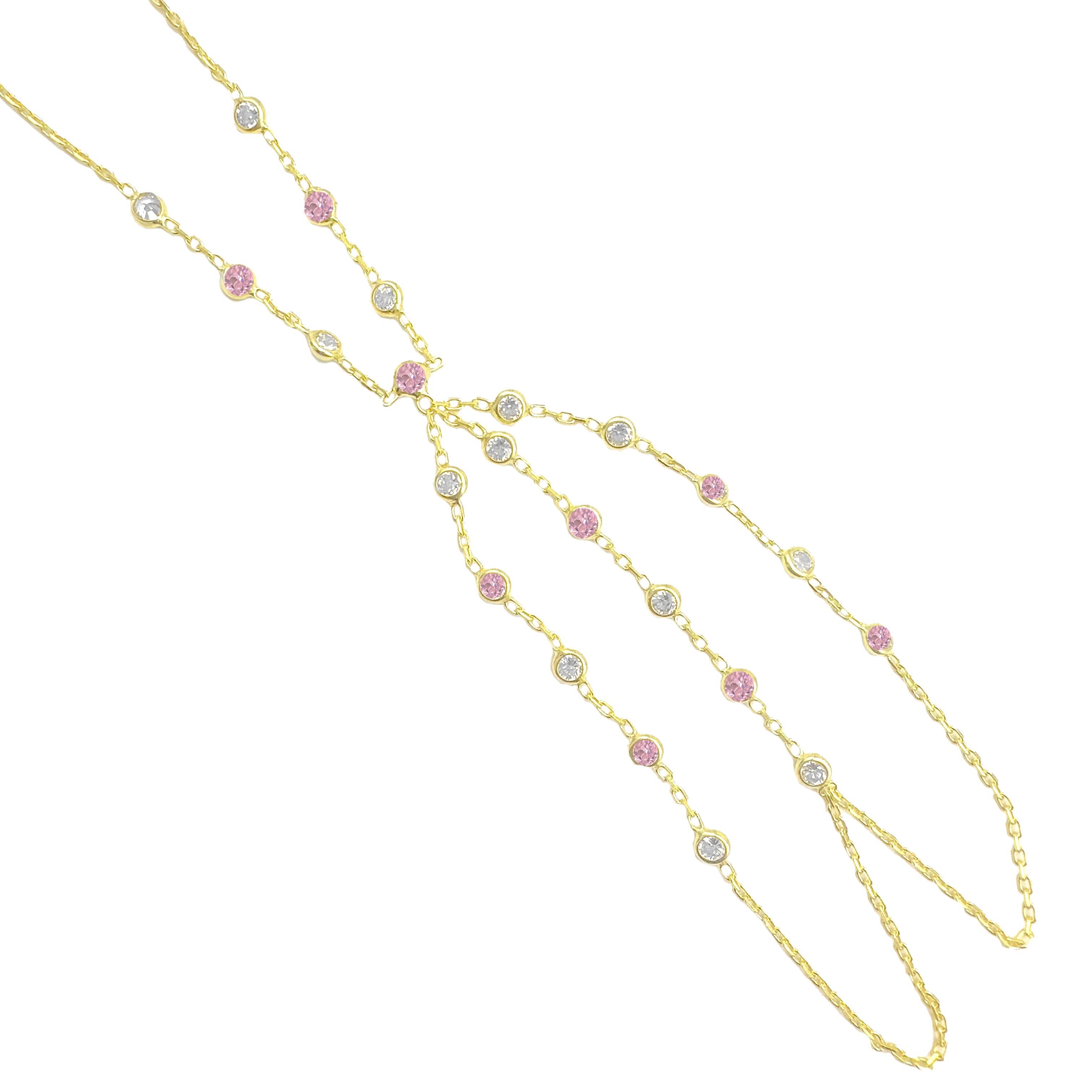 Chole Kristal Pembe Taşlı Şahmeran