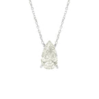 Taşlı Montür G-Color Damla Kolye