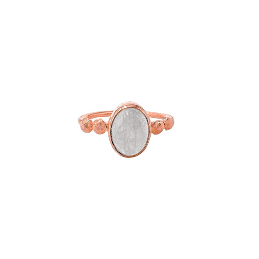 Crystal Quartz Natural Stone Ring