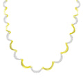 Two-Tone-Wave-Halskette
