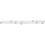 Dreireihiges Steinarmband