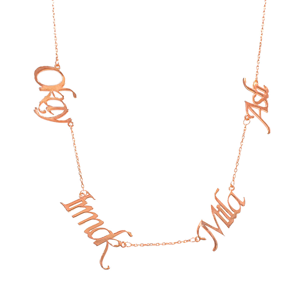 Kişiye Özel Aile Kolye