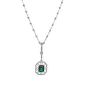 Green Stone Modern End Top Model Chain