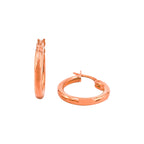 One and a Half cm Thin Hoop Earrings