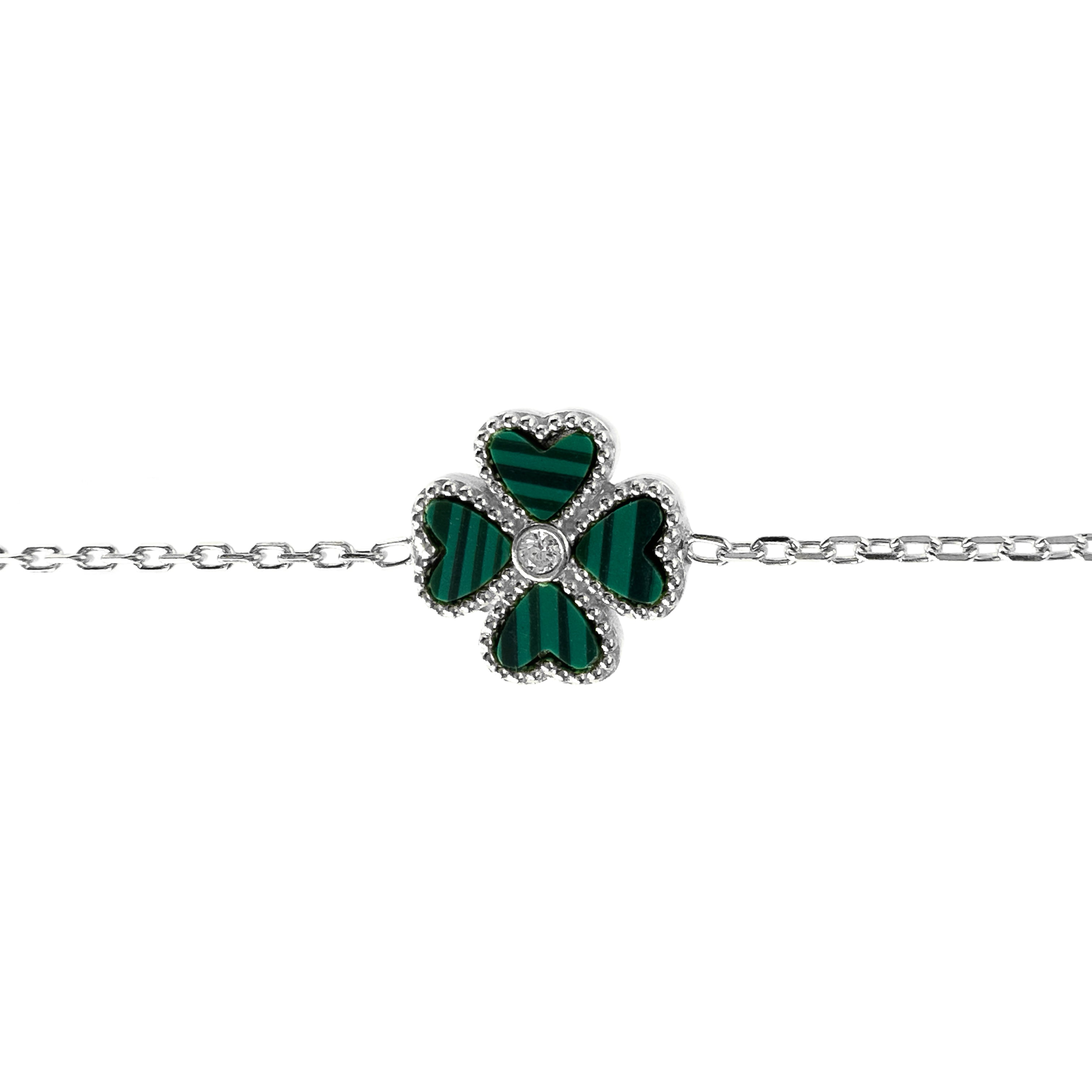 Armband Modell Grünes Kleeblatt