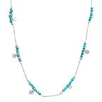 Turkuaz Boncuk Detay Kolye