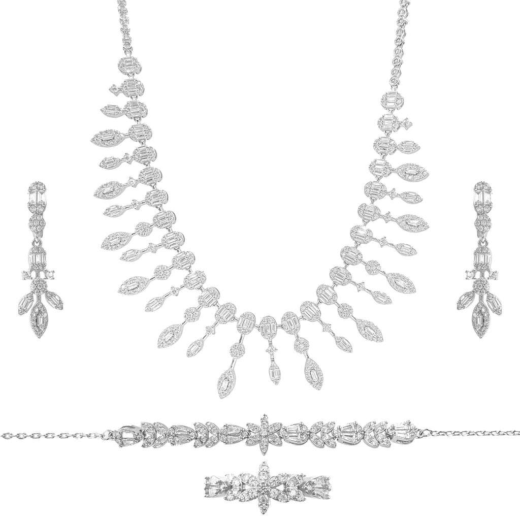 Damla Sallantılı Markiz Taşlı Gece Seti