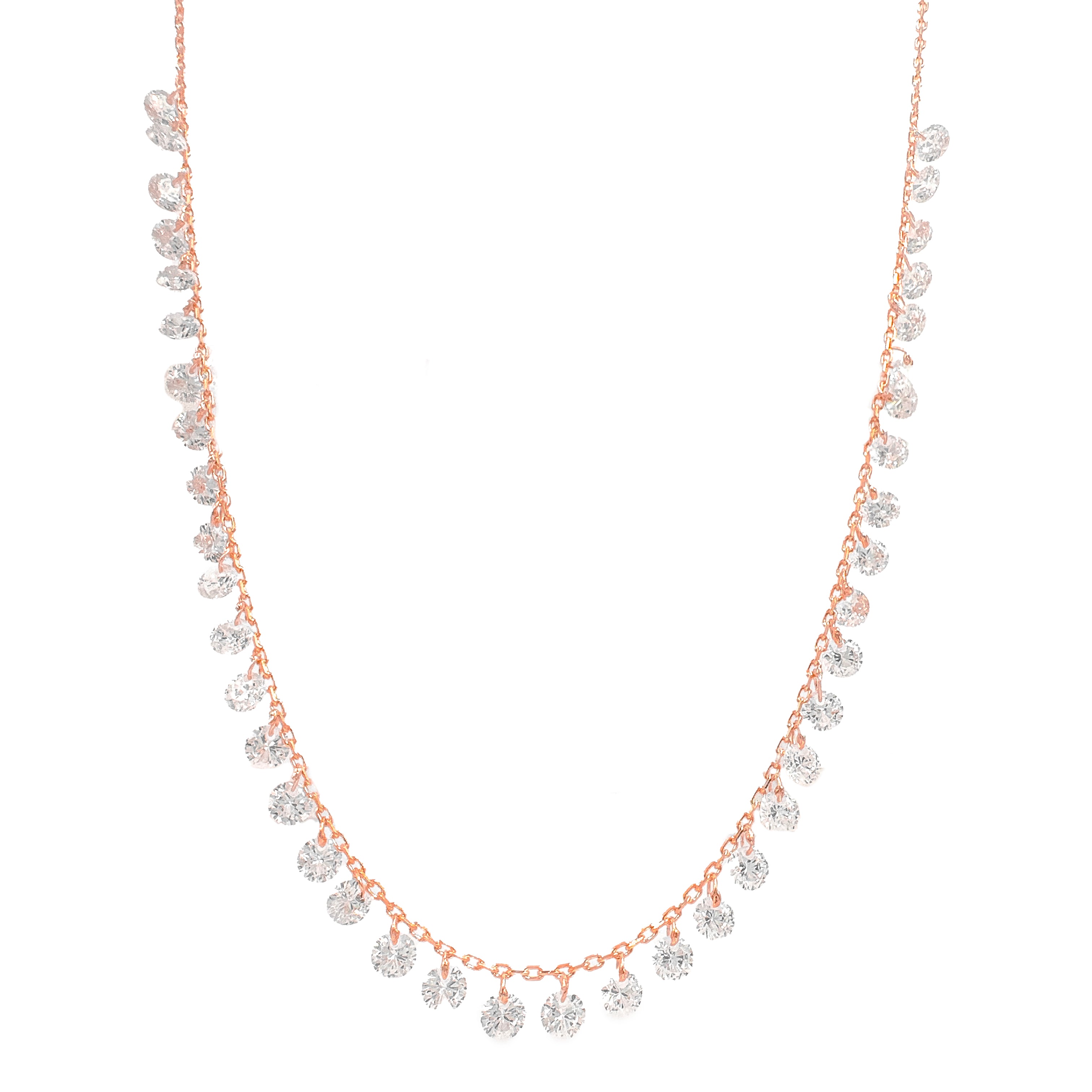 Sallantılı Taşlı Model Kolye