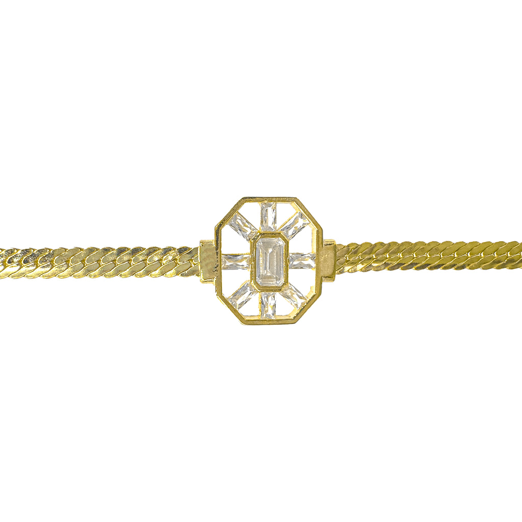 Gala Drop Baguette-Armband