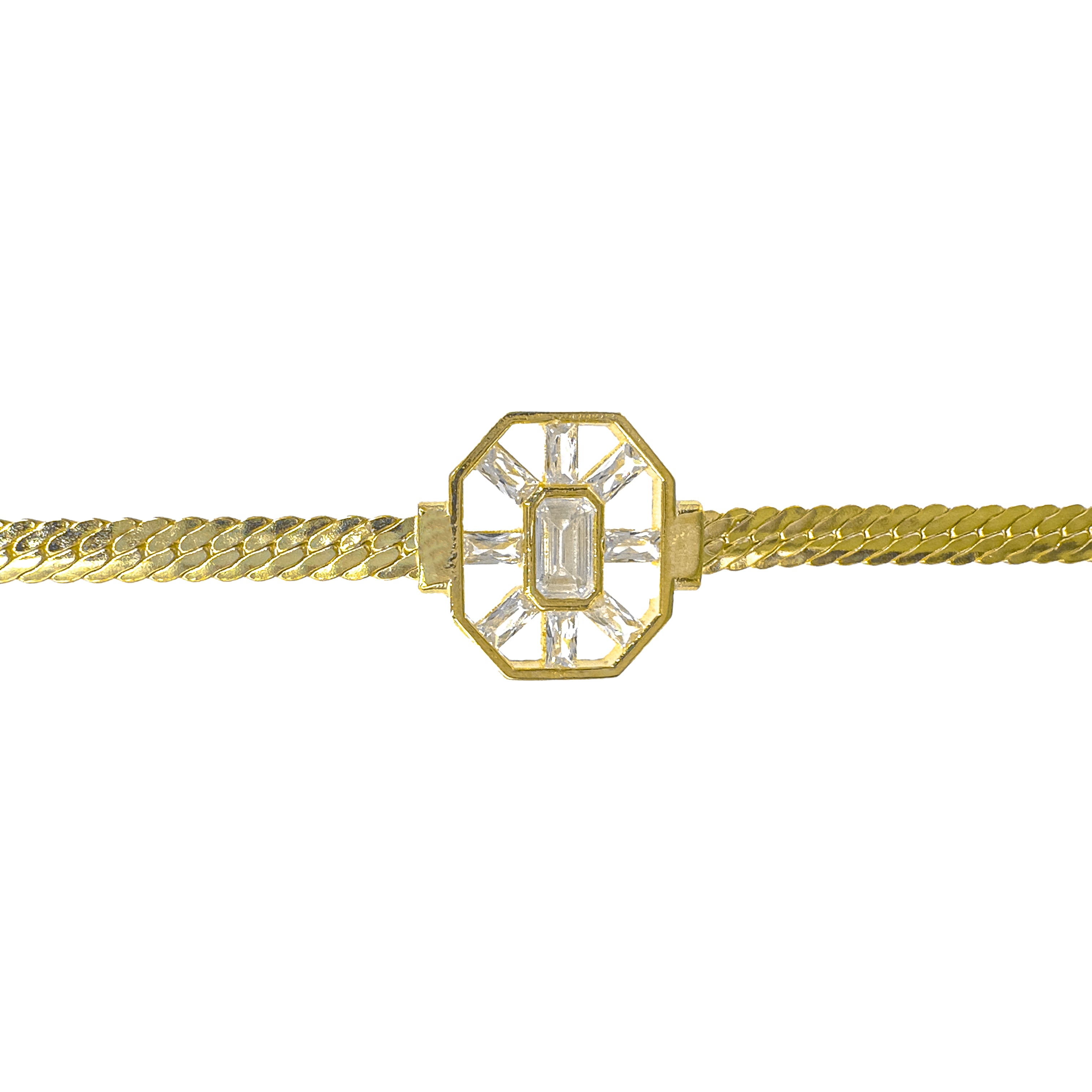 Gala Drop Baguette-Armband