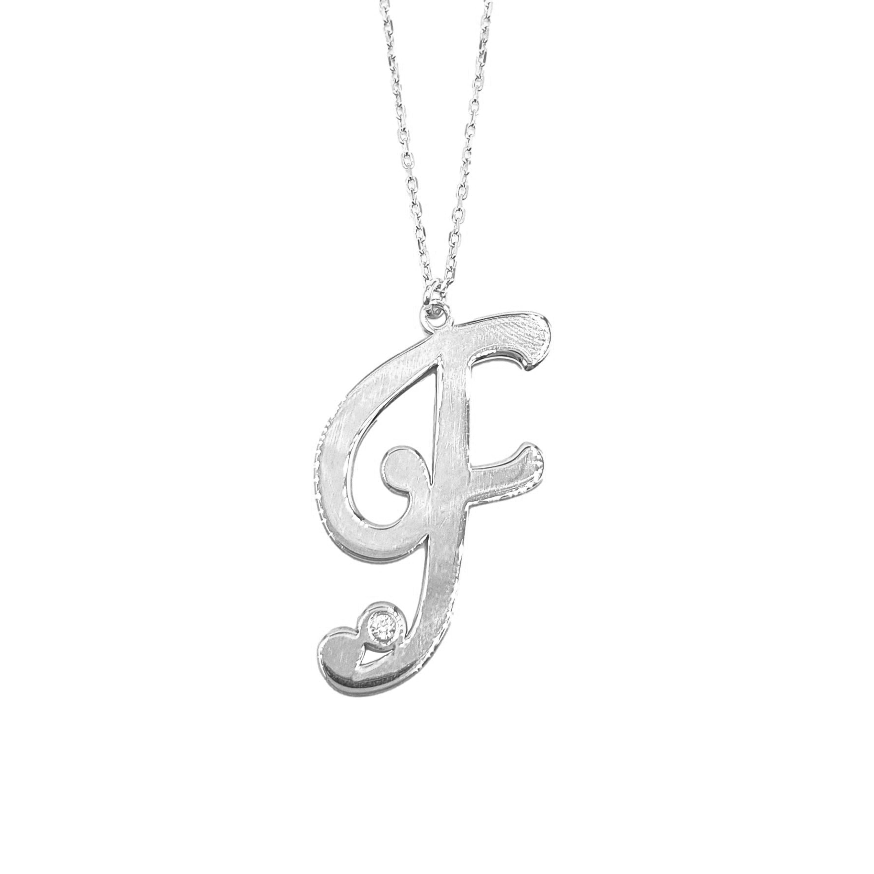 El Yazısı Harf Kolye