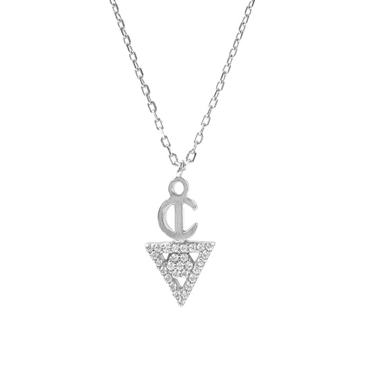 Triangle Model Design Necklace