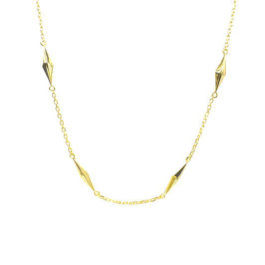 Taşsız Oval Model Choker Kolye