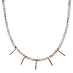 Naturstein-Halskette