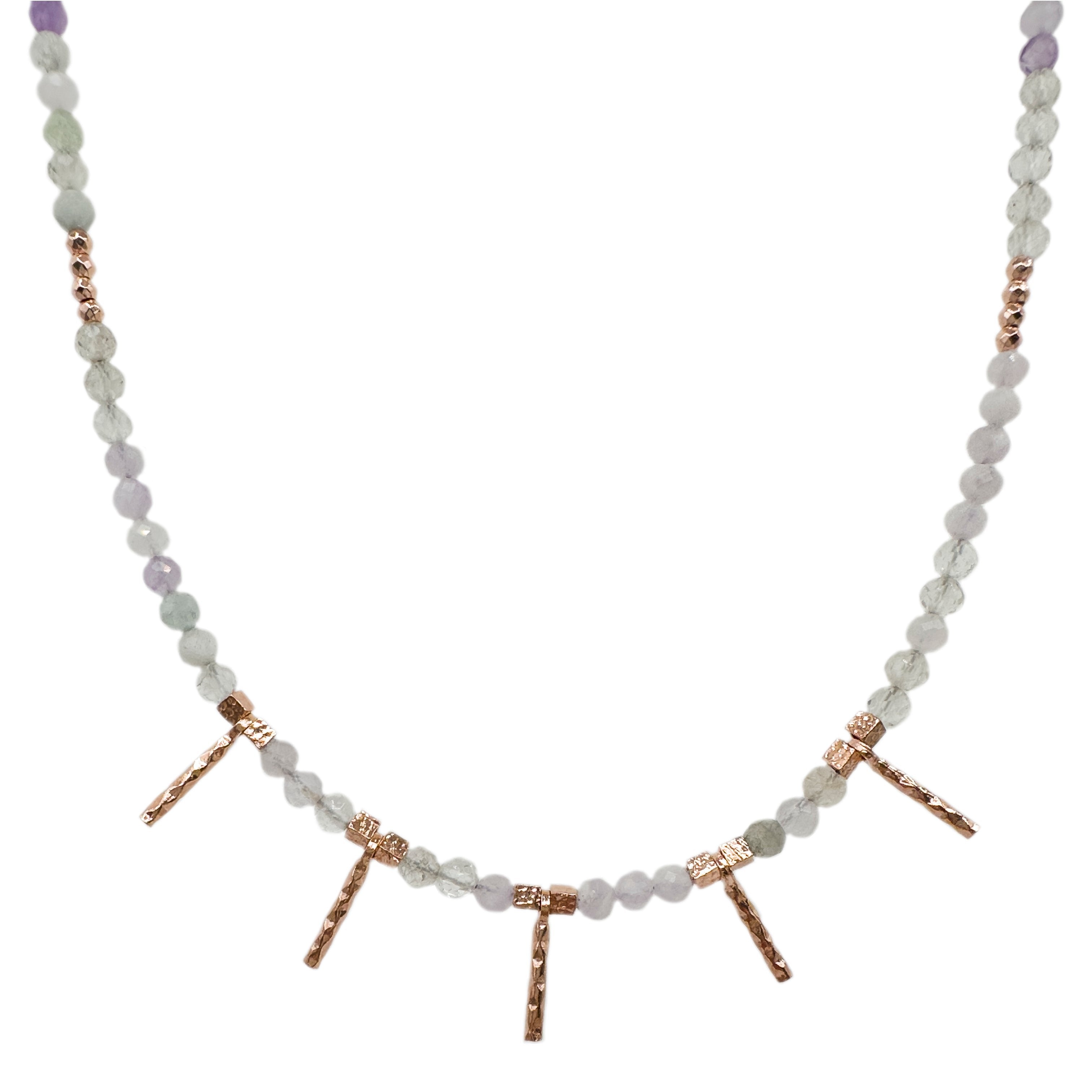 Naturstein-Halskette