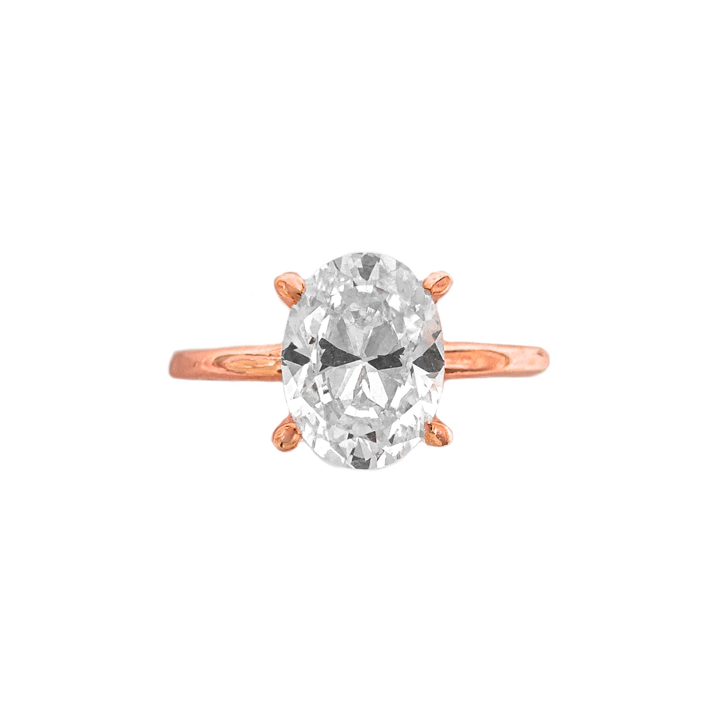 14K 0.75 Karat Oval Yüzük