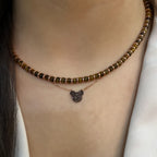 Halskette aus Varasit-Naturstein