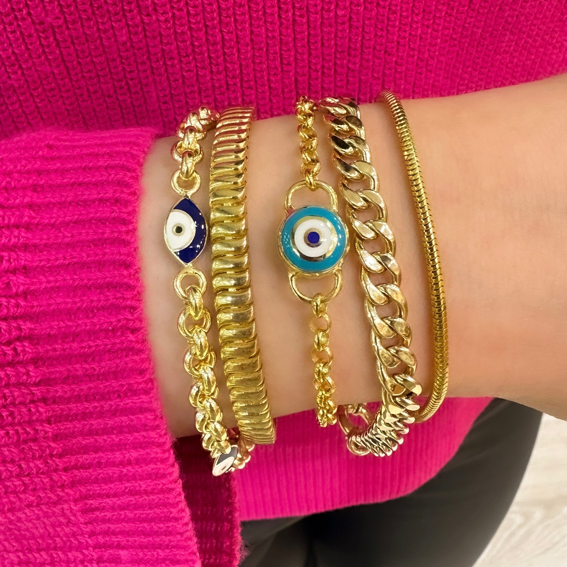 Evil Eye Goldarmband