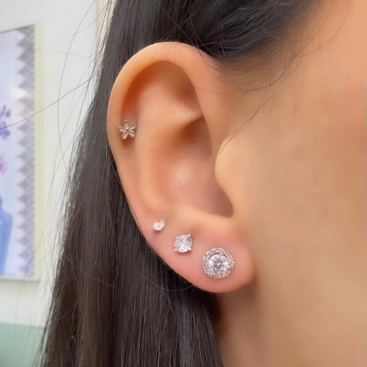 Küçük Boy Anturaj Küpe