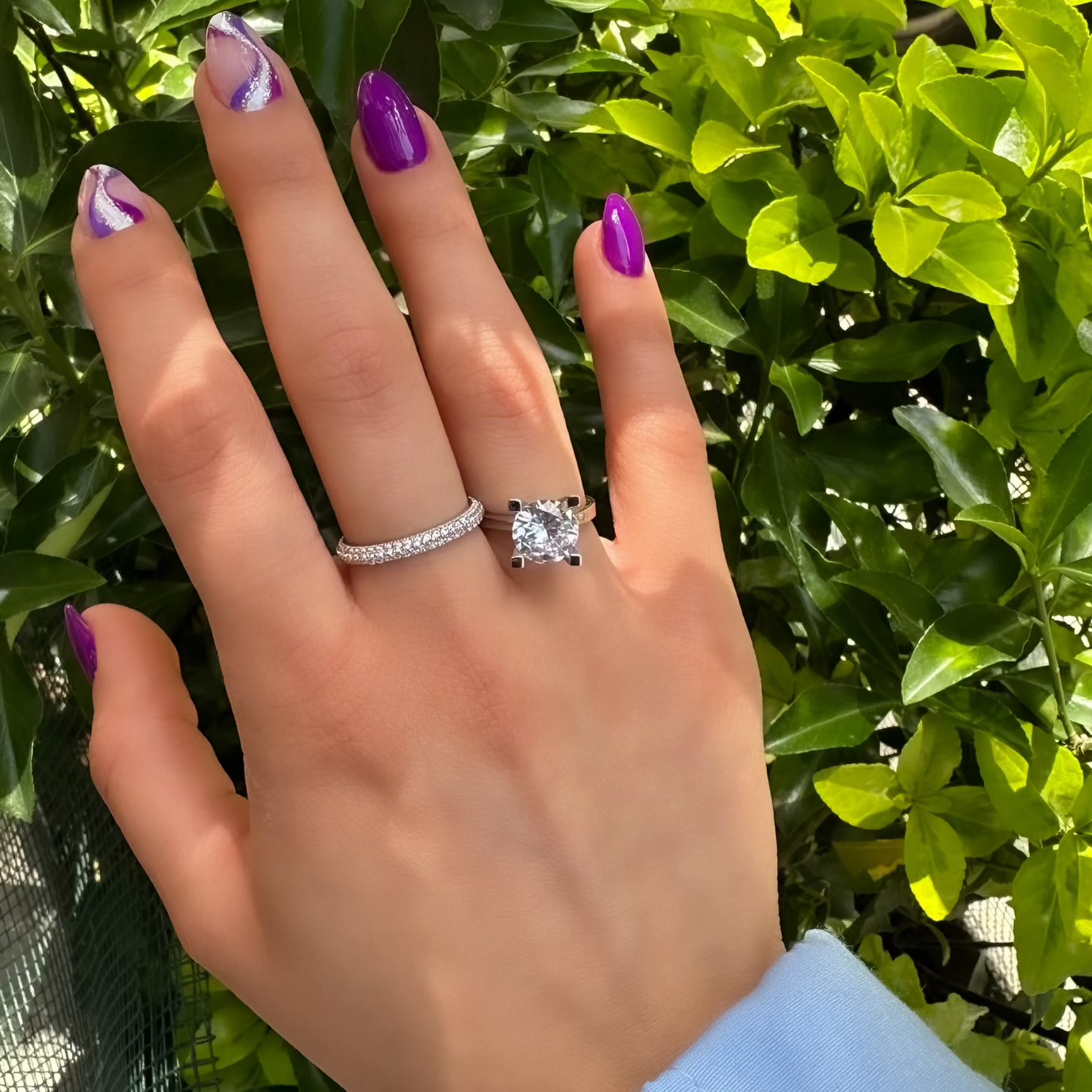 Dreikarätiger Solitärring