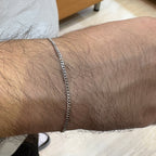 Dünnes Gurmet-Herrenarmband