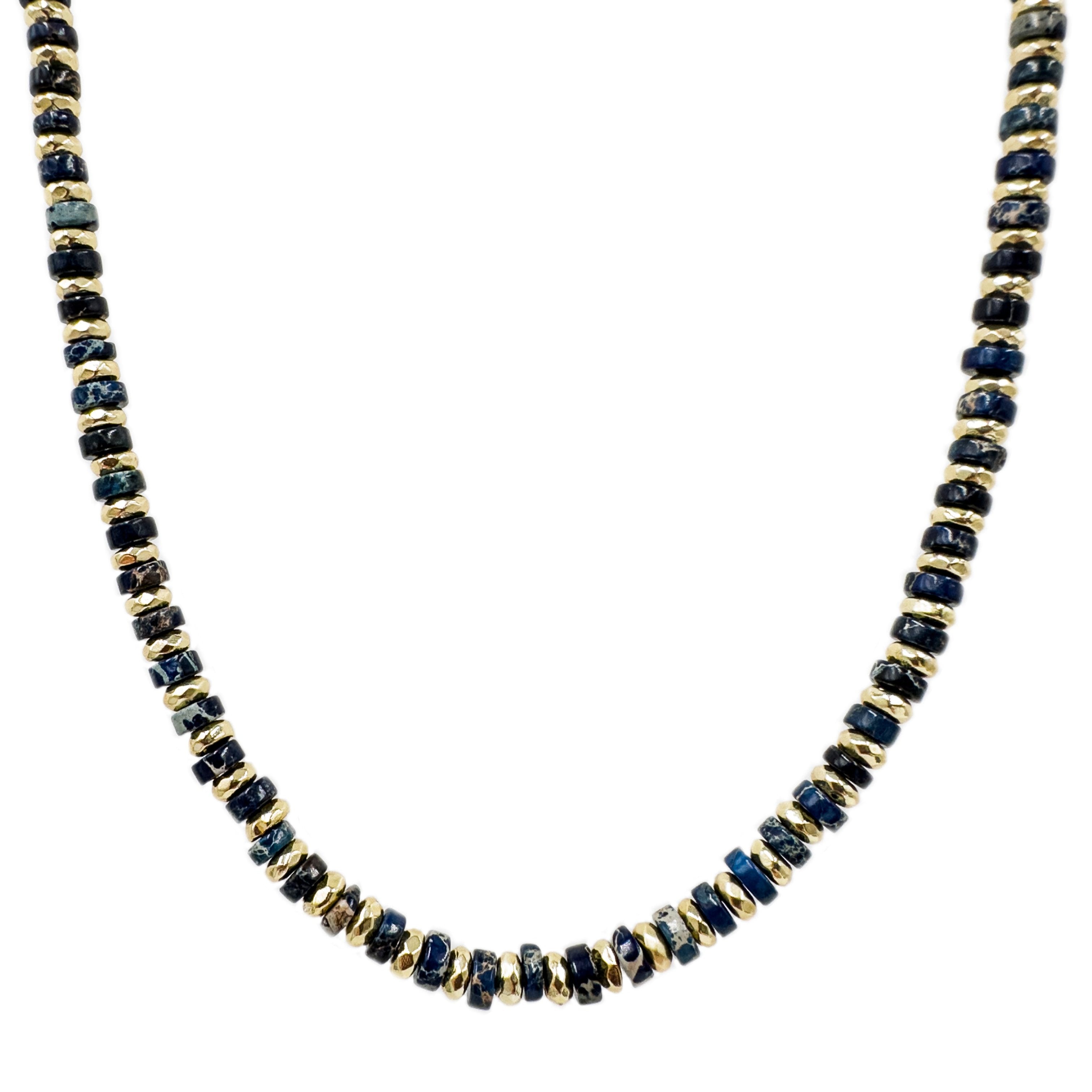 Naturstein-Halskette