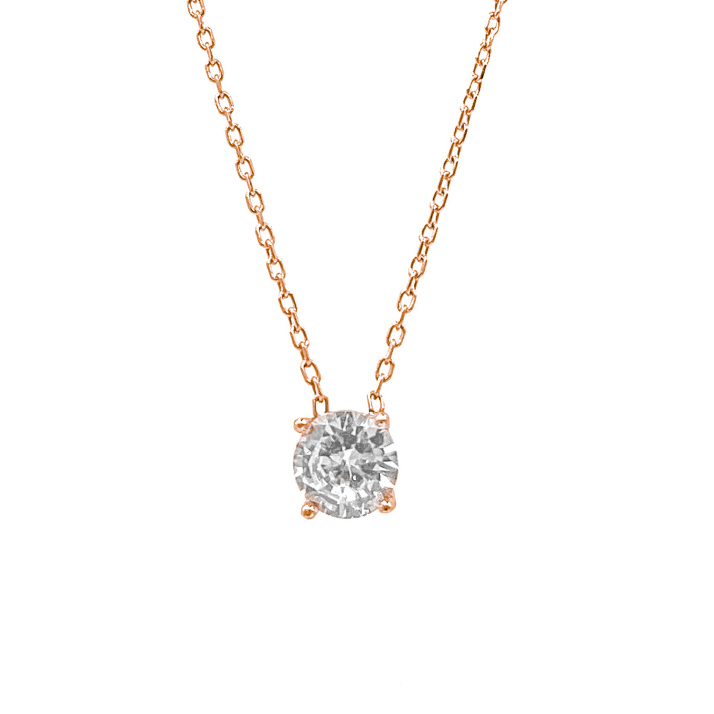 Medium Solitaire Necklace