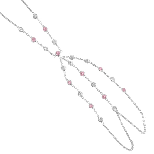 Chole Kristal Pembe Taşlı Şahmeran