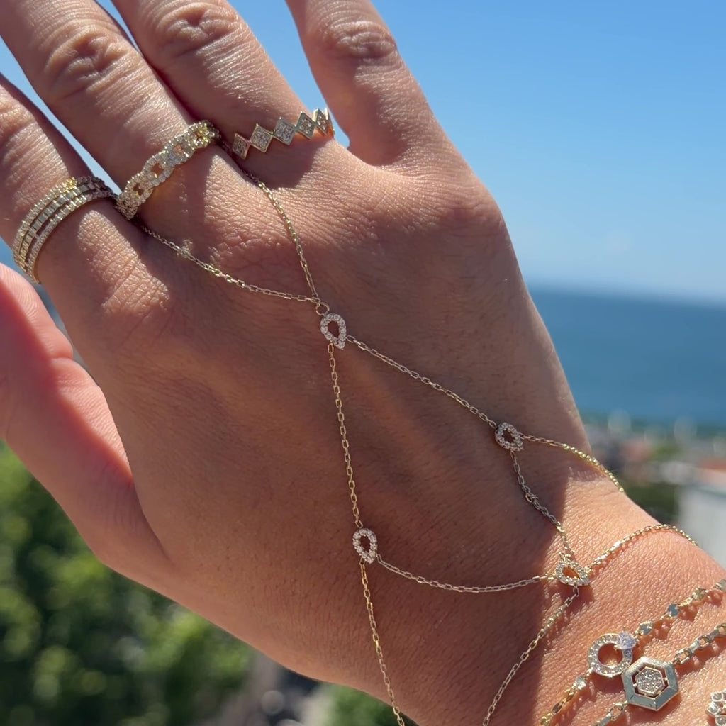 14K Gurmet Taşlı Yüzük