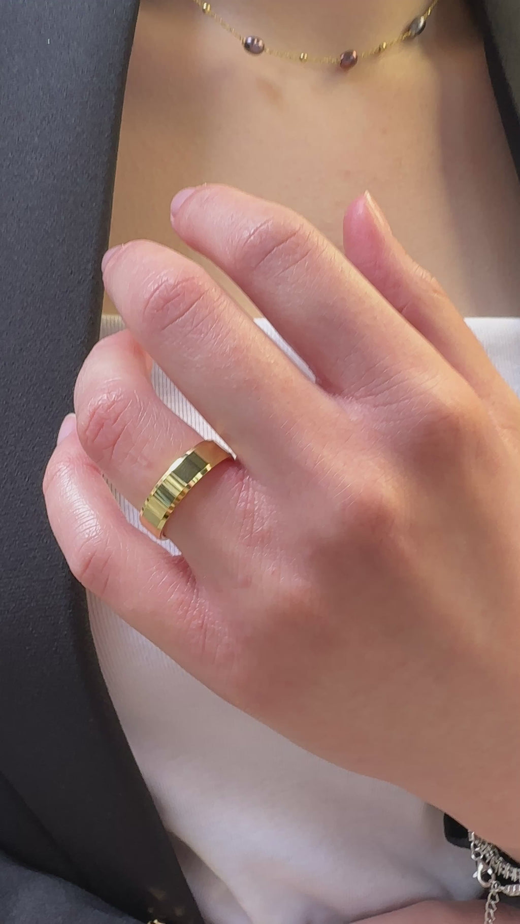 Beş mm Küt Model Alyans