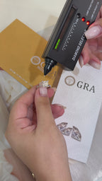 İki Karat Mozanit Tektaş Yüzük