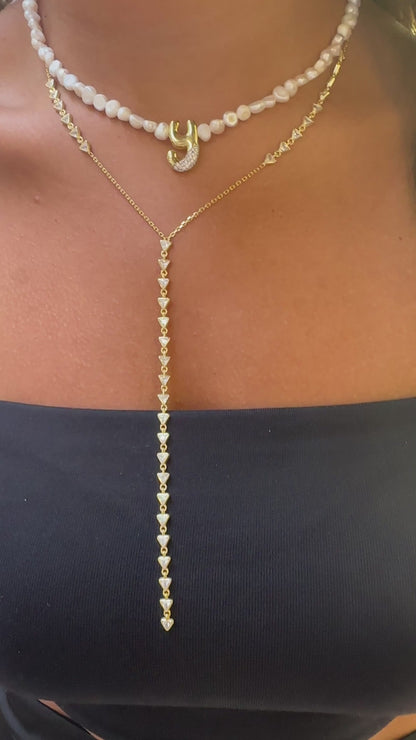 Triangle Stone Necklace