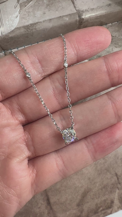 İki Karat Designer Mozanit Tektaş Kolye