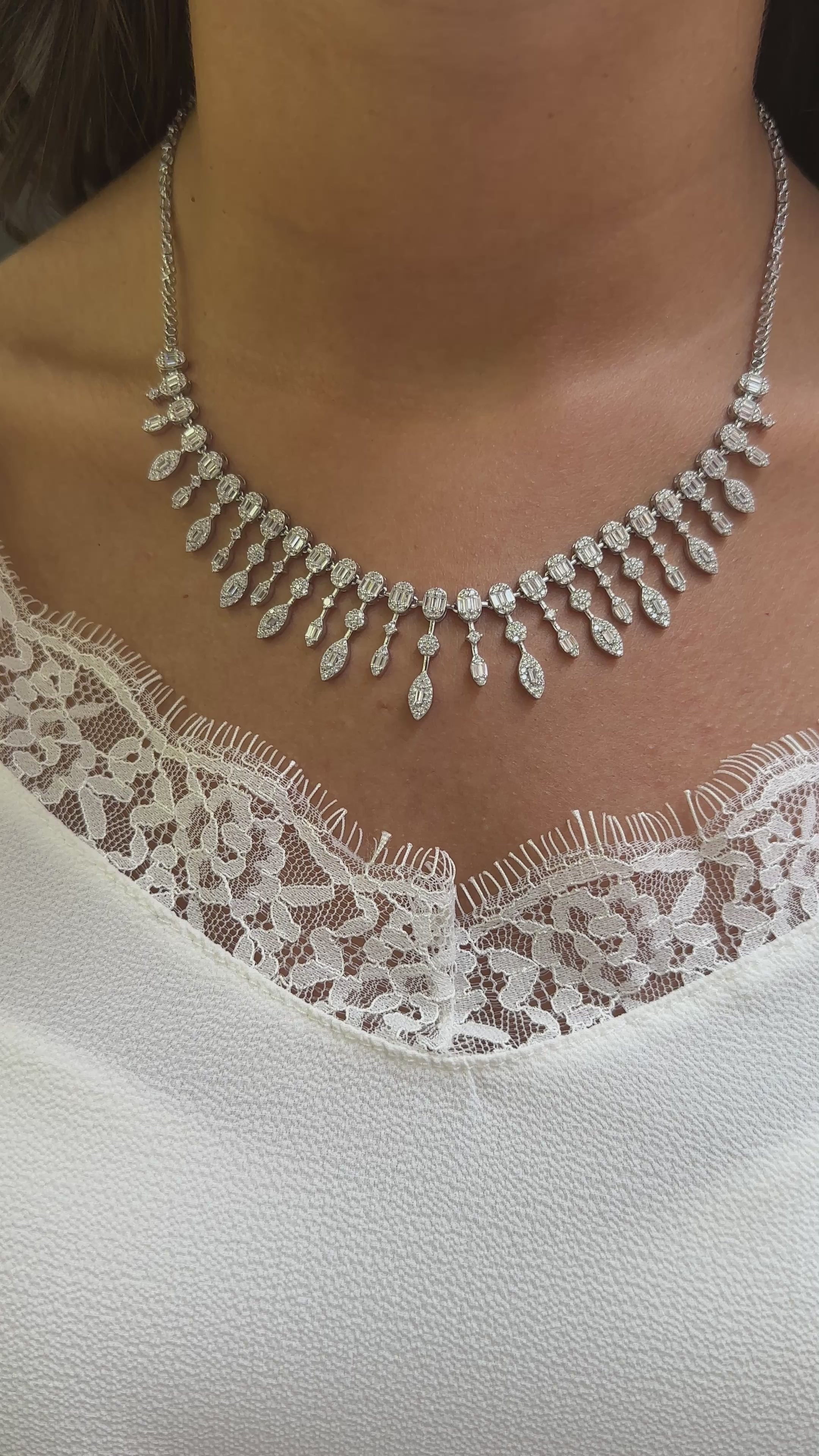 Damla Sallantılı Markiz Taşlı Gece Seti