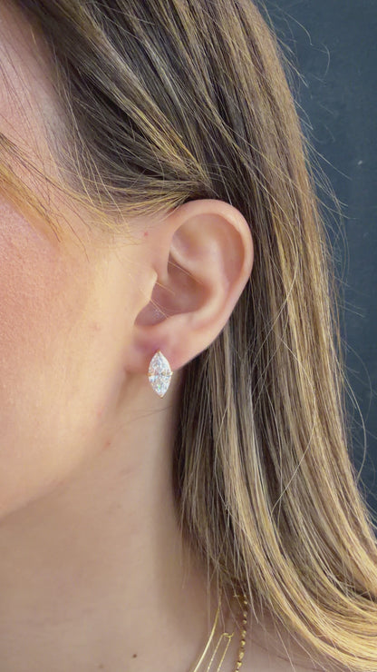 Tasarım Markiz Kesim Küpe