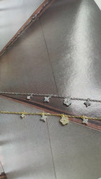 Sallantılı Çiçekli Halhal