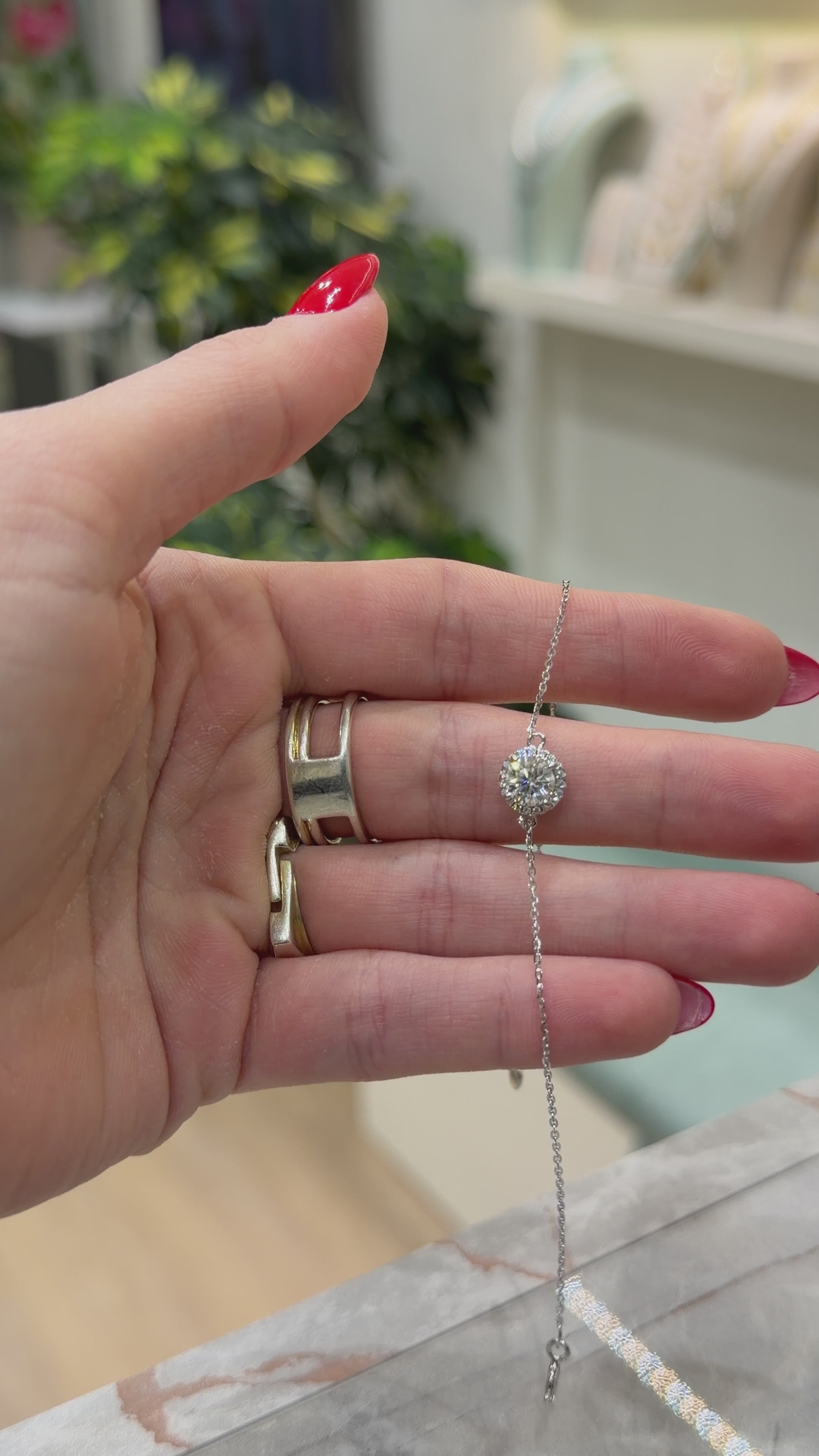 Mozanit Taşlı Anturaj Bileklik