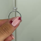 Ein Karat Design Solitärring
