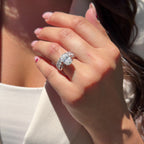D-Color Oval Full Eternity Ring