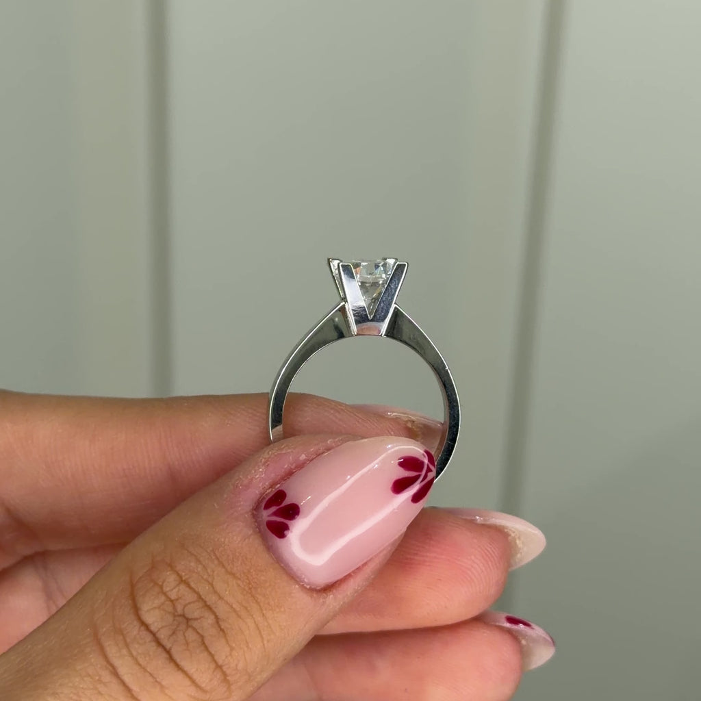 One Carat Solitaire Ring