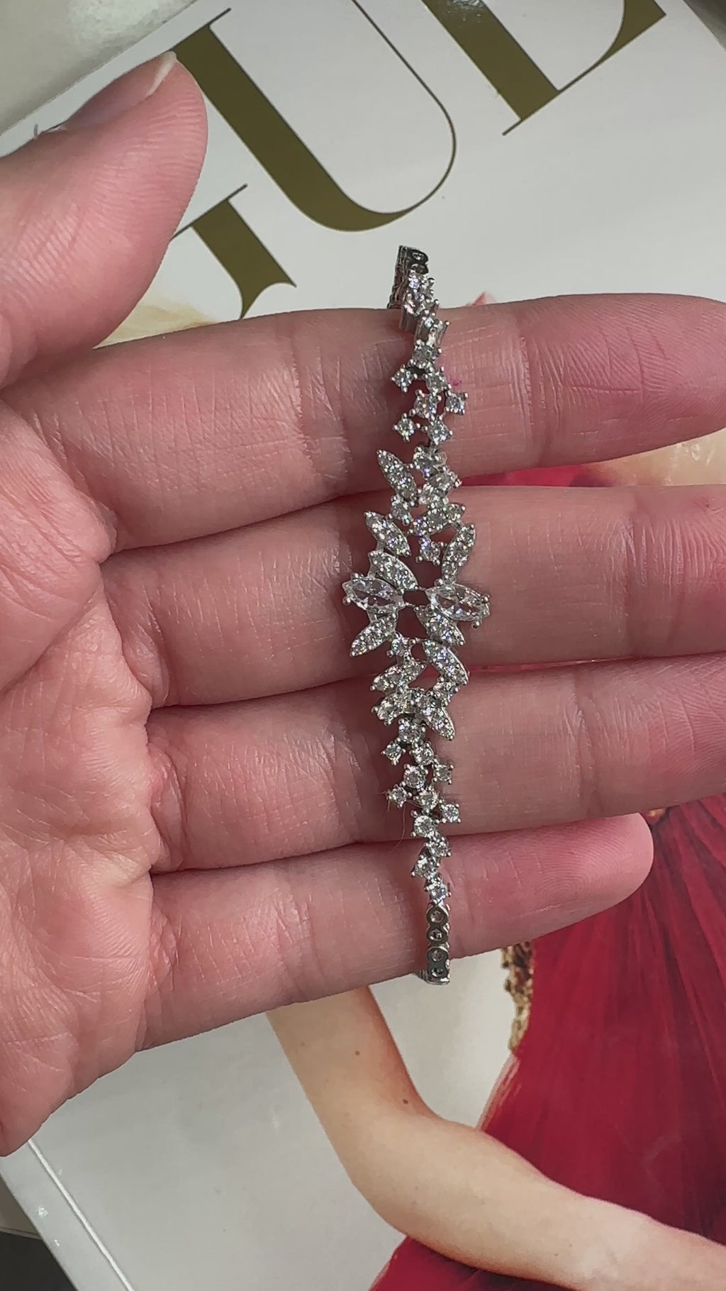 Markiz Taşlı Tasarım Bileklik