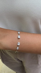 İkili Baget Taşlı Kelepçe