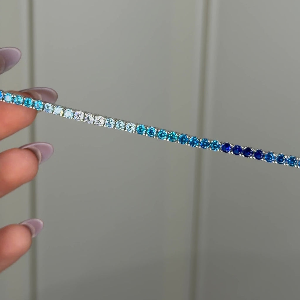 Blue Tone Waterway Bracelet